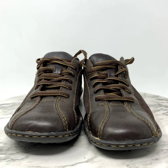 Born Bowling Leather Comfort Sneakers 7 Oxford Preppy Sporty Y2K Coquette Girl - Picture 4 of 11